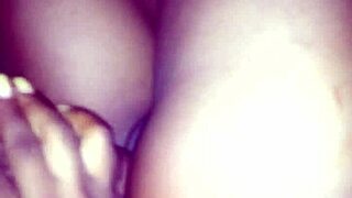 Feeling the thrill of that big black cock inside