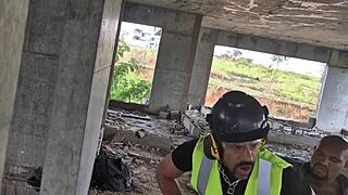 After everyone left, I watched the workers fuck shamelessly in the construction building