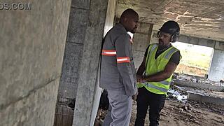 After everyone left, I watched the workers fuck shamelessly in the construction building