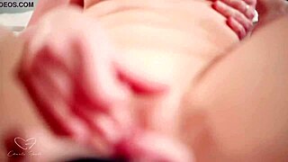 I tease Charlie Forde stripping and licking cute Aussie babe's pussy