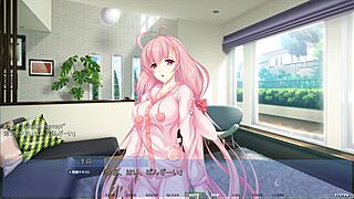 Akumeru family - yunagi route part 3 - sucking off her stepbrother crush