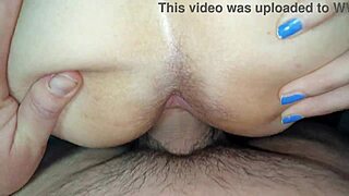 home porn doggystyle with deep throat and big cumshot on latina milf