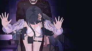 yinlin and baizhi in hentai anime