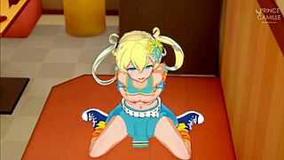 In The Dressing Room With Emo Moegi Kiratto Pri Chan