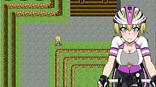 The blonde loses the race and the guy grabs her big tits on the street.