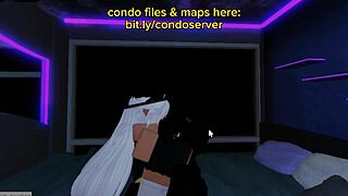 She got fucked in the bed of the condo with deepthroat