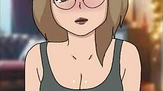 What a wild Xmas visitor in hentai!