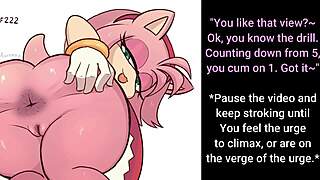 Amy Rose Caught In Degrading Joi With Fingering And Masturbation