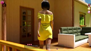 Helping the hotties in anime hentai game