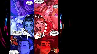 Anime Hentai Characters Enjoy A Fun Party