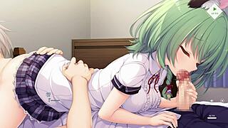 Terminalia Rina's erotic journey begins in this anime porn video