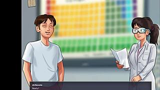 Enjoying summertime saga 195 with hentai cartoon vibes 😊