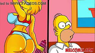 Butt On The Nape Project - Big Butt Milf In Simpsons Simptoons