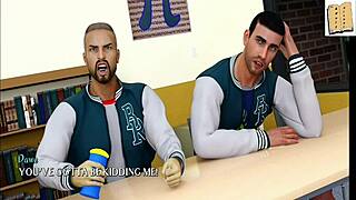 Adult visual novel with 3D gameplay, ecchi content