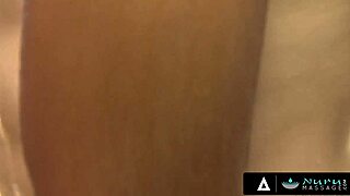 can sexy asian masseuse fit his huge cock in her mouth during nuru massage?