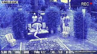 mea melone and wendy moon feel intense pleasure in outdoor orgy with spanish guys