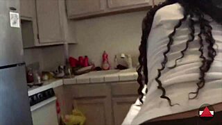 pov creampie in panties from monster cock?