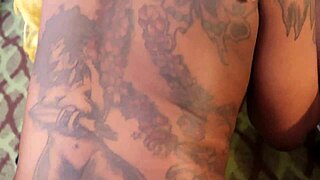 Black ebony amateurs suck monster cocks in gay gangbang, banging bareback round one