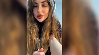 petite blonde doggystyle to music