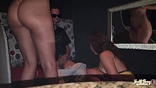 Client Fucks Us In Night Club Corner