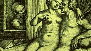 Bold Vintage Erotic Illustration From Antique Anime.