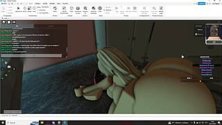 Putita gets pregnant in Roblox by futa