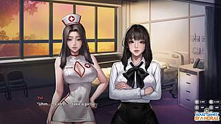 Nurse Yui gives surprise handjob at festival