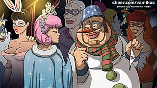 Young bunny girl throat fucked by old man in witch hunter trainer hentai part 13