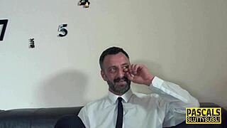 Throating tattooed submissive blonde milf in intense HD action.