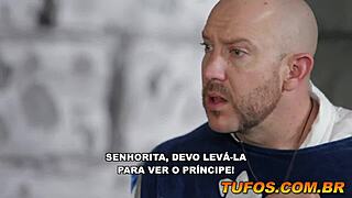 Two Hot Maidens Giving Blowjob in Cinderella Parody Part 4