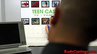 Casting the tattooed teen babe for bdsm.