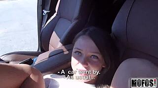 cutie gets roadside fun