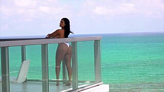 I-I just can't believe how exotic and big-booty newcomer misty quinn debuts with jules jordan, getting a facial on her ass