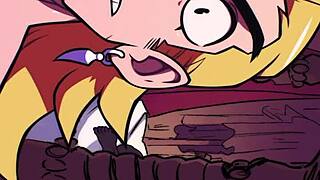 Vampire Sucking Cum In Hentai Style?