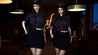 3D азиатские персонажи исследуют первое групповое знакомство в анимации