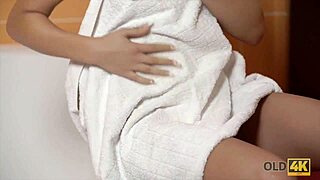Intense Hot Sex After Bath With Mature