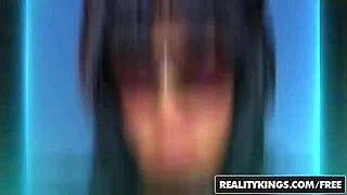 i suck lick fuck rebecca rainbow's shaved pussy in mike's apartment