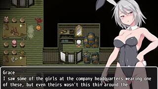 Grace explores the labyrinth town with humiliation