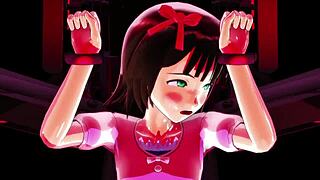 purupuru haruka 12 game challenge in 3d cartoon style