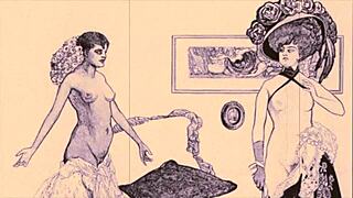Detailed Vintage Erotic Illustrations From Antique Books.