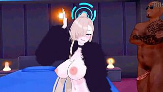 Asuna and Karin in an mmd adventure