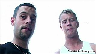 Armando in hardcore gay threesome blowjob twink orgy! 😏