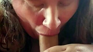 Friend's wife topless blowjob cheating scene