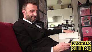 cute teen chloe carter punished orally by pascal's big dick in garage