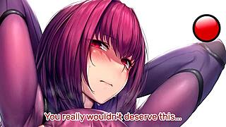 Hentai Joi - Scathachs Special Stamina Training Fate Go Femdom Edging Hentai Joi Pov