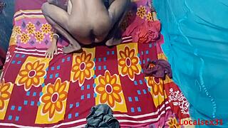 mature wife in pink kurta on webcam