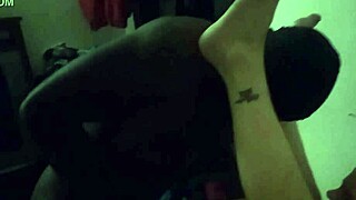 Does he dive deep into her with that big black cock?