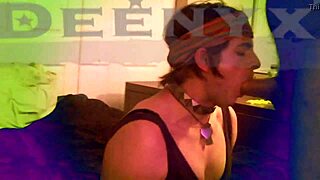 deenyx and his crossdressing lover suck monster cocks