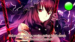 Hentai Joi - Scathachs Special Stamina Training Fate Go Femdom Edging Hentai Joi Pov