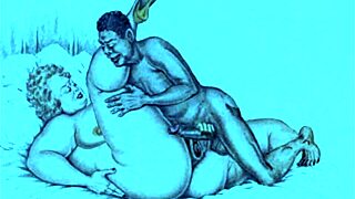 Vintage erotična ilustracija vzbudi globoke čutne spomine